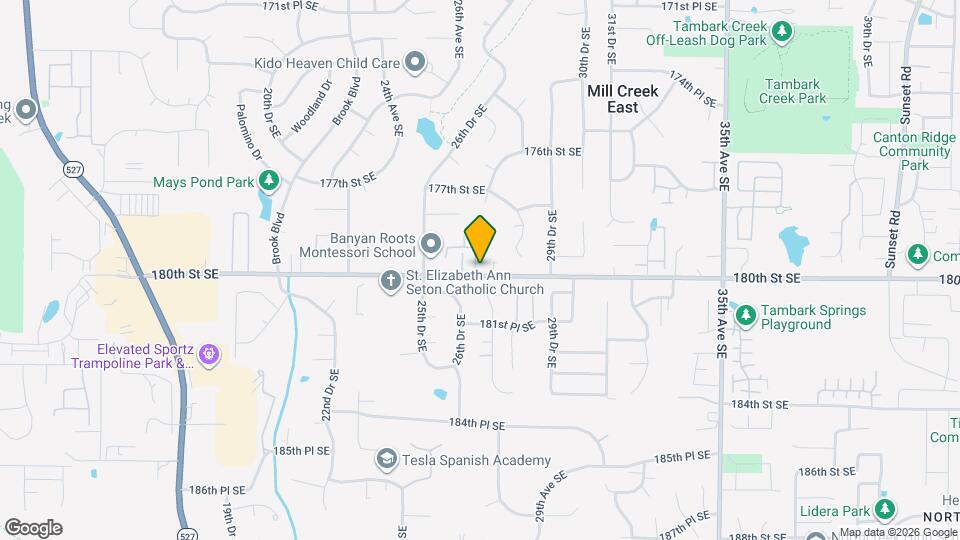 17933 27th Ave SE Map and Location Details