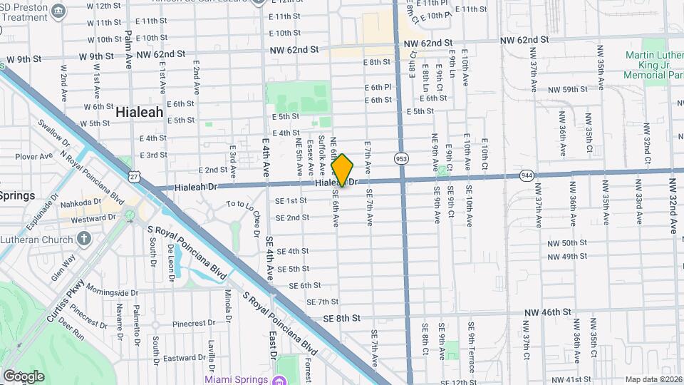 621 SE 1st St Map and Location Details