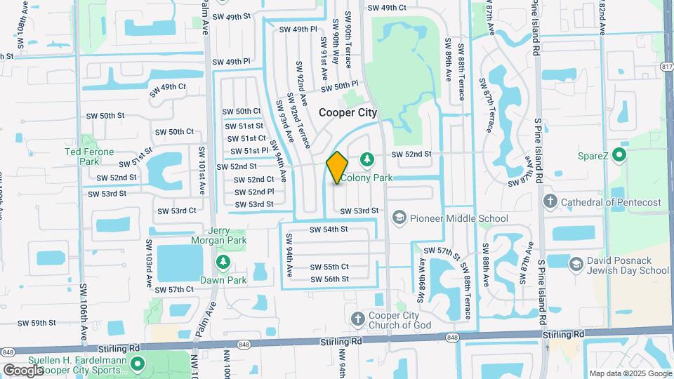 5212 SW 91st Terrace Map and Location Details