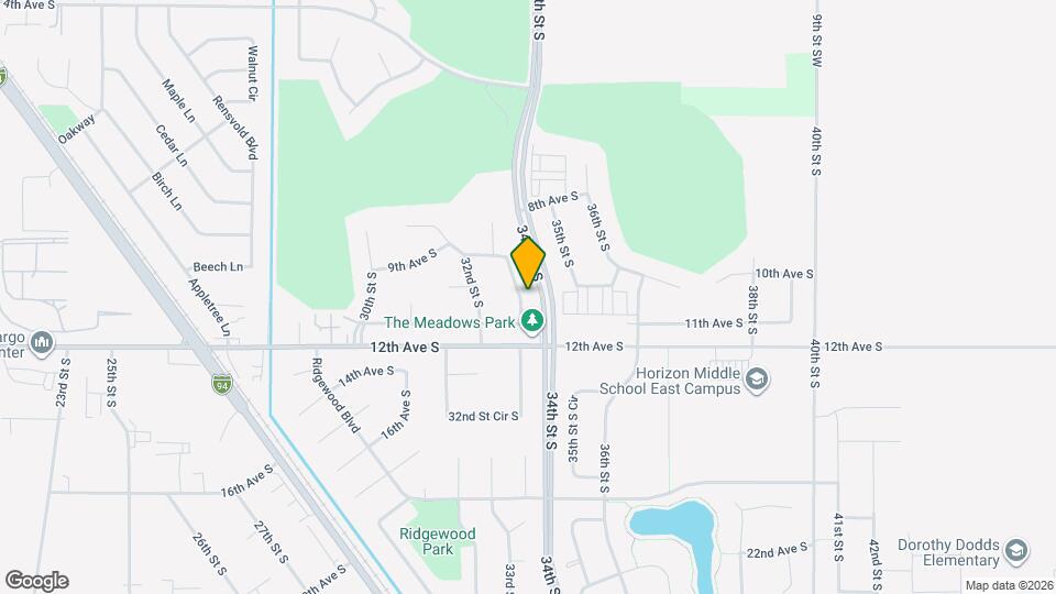 1012 33rd St S Mapa y Detalles de la Ubicación