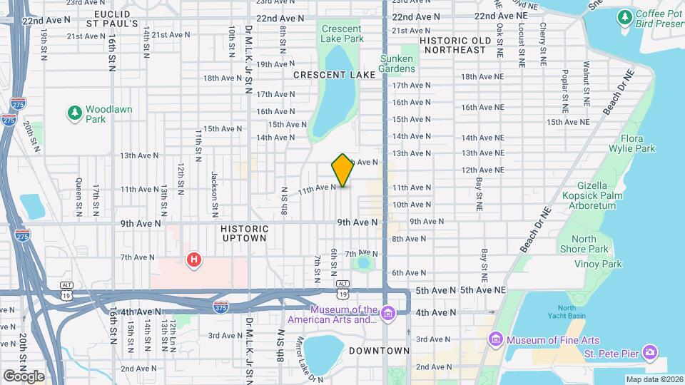 1034 1/2 5th St N Map and Location Details