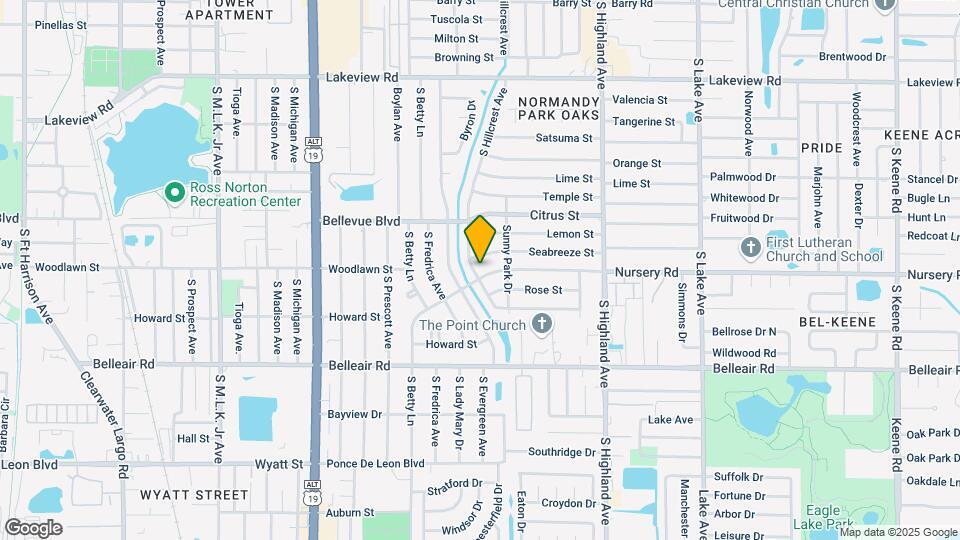 1469 S Hillcrest Ave Map and Location Details