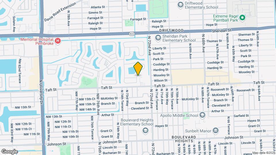 1797 NW 72nd Way Map and Location Details
