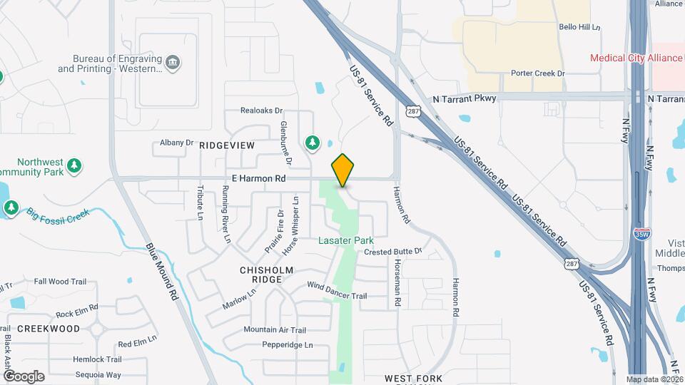 1608 Desperado Rd Mapa y Detalles de la Ubicación