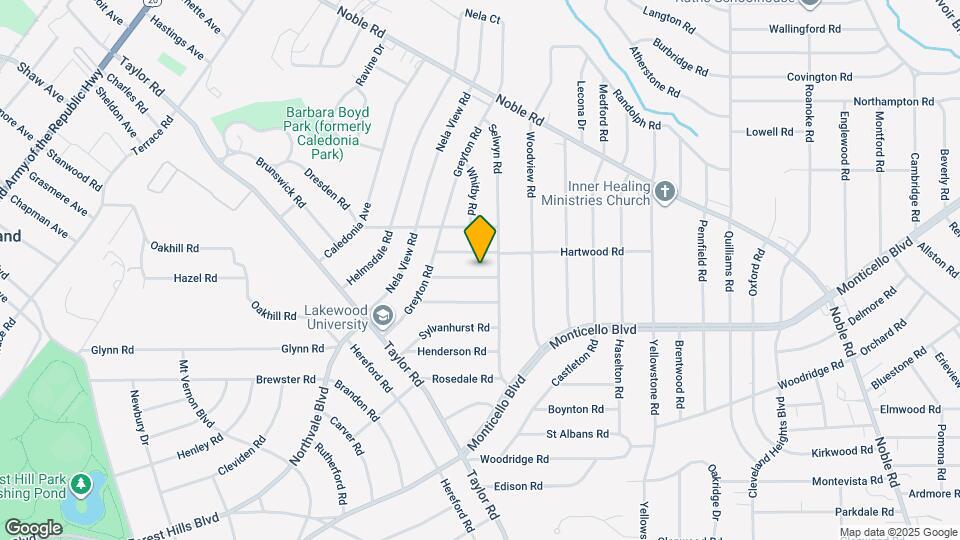 3415 Spangler Rd Map and Location Details