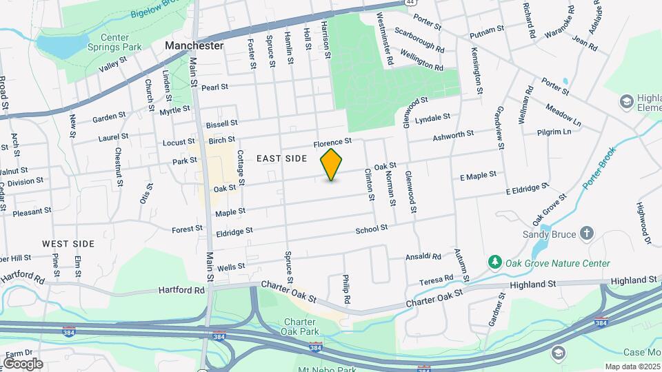 156 Oak St Map and Location Details