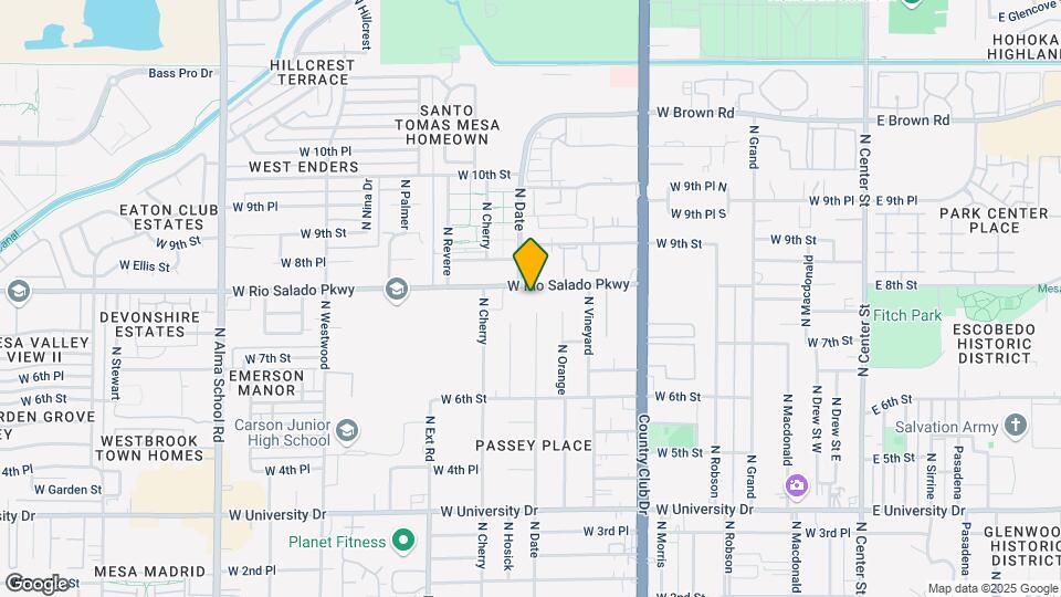 603 W Rio Salado Pkwy Mapa y Detalles de la Ubicación
