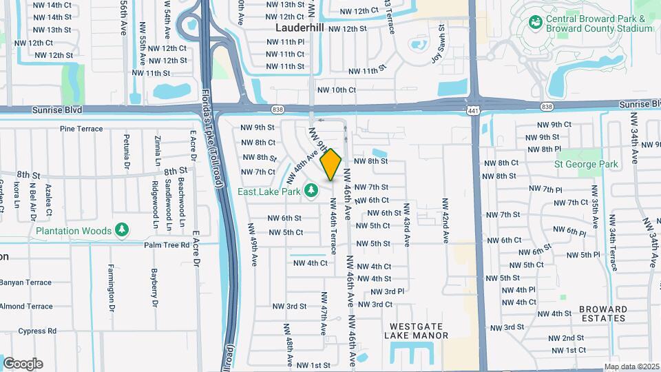 4641 NW 7th Dr Map and Location Details