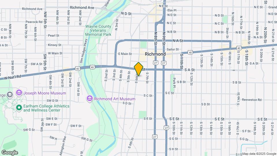 135 S 6th St Mapa y Detalles de la Ubicación