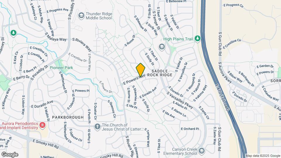 5613 S Sicily Cir Map and Location Details