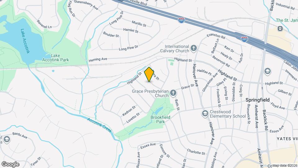 7427 Grace St Map and Location Details