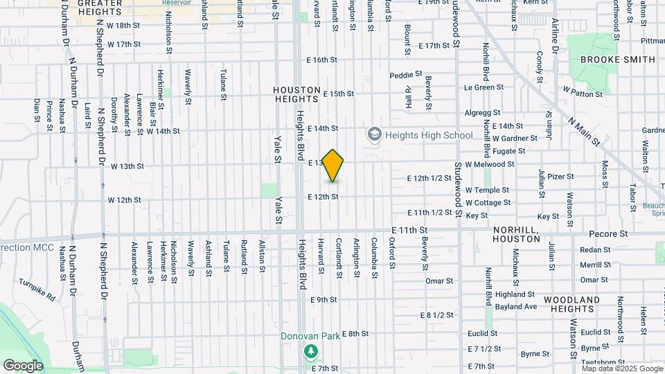 1209 Cortlandt St Map and Location Details