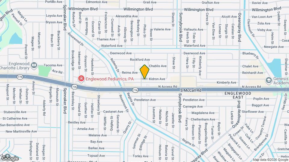 10371 Kidron Ave Mapa y Detalles de la Ubicación
