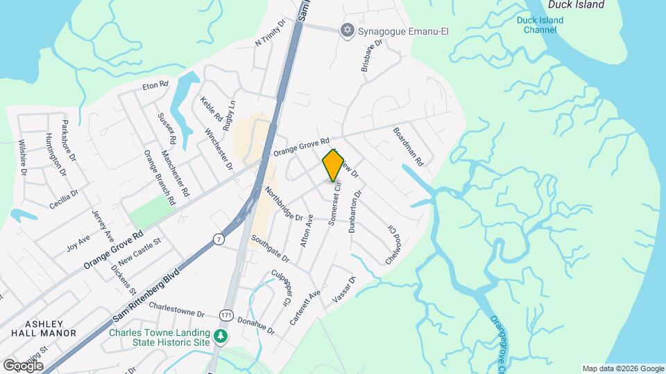 1821 Somerset Cir Map and Location Details