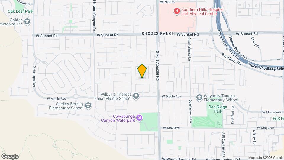 9501 W Wooded Heights Ave Map and Location Details