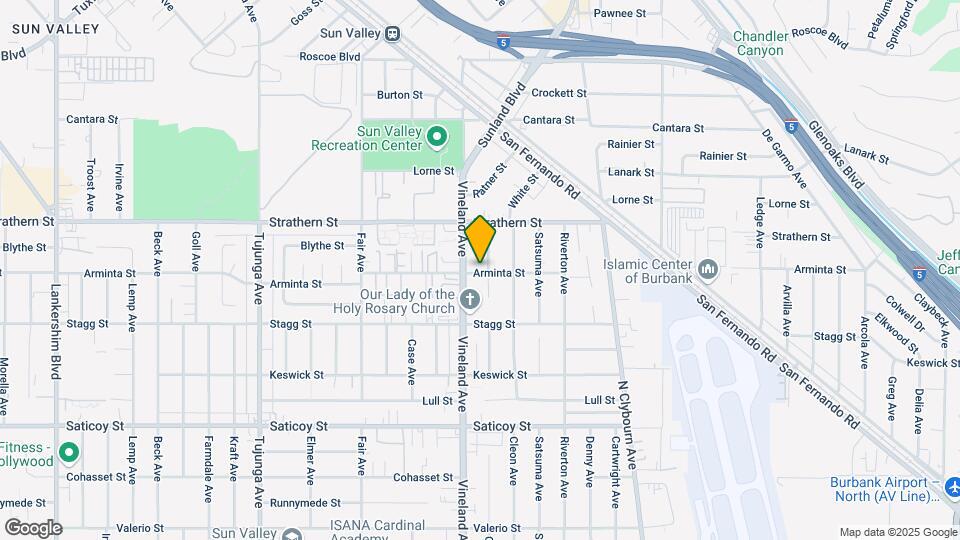 7901 Craner Ave Map and Location Details