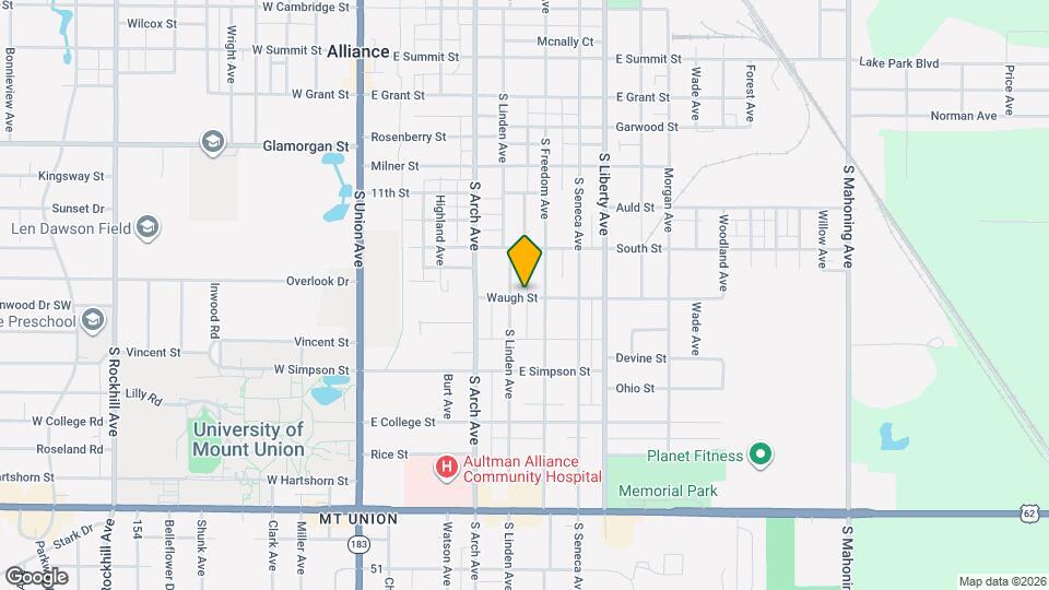 424 Waugh St Map and Location Details