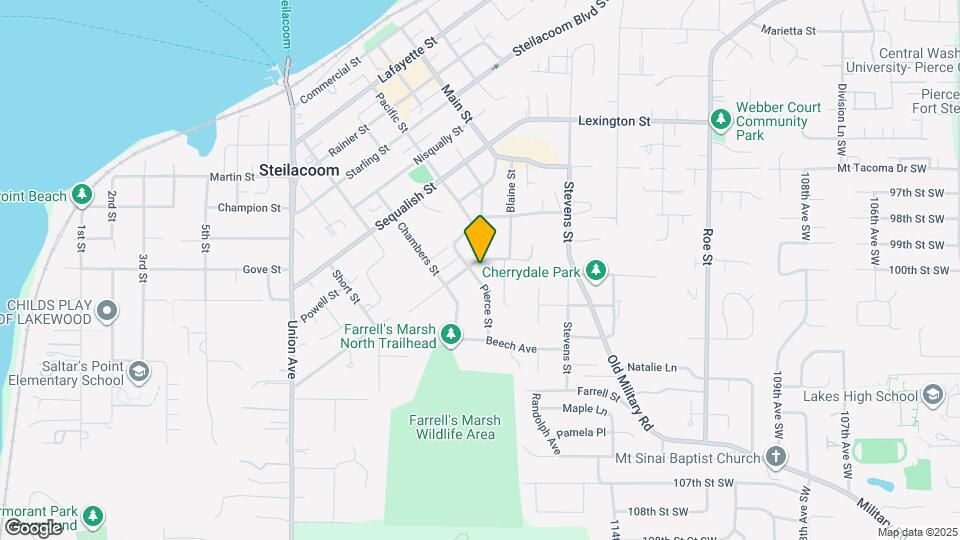 1502 Adams St Map and Location Details