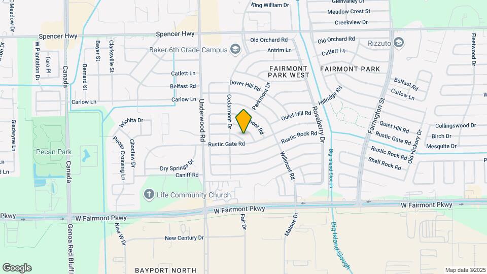 10007 Oakmont Dr Map and Location Details
