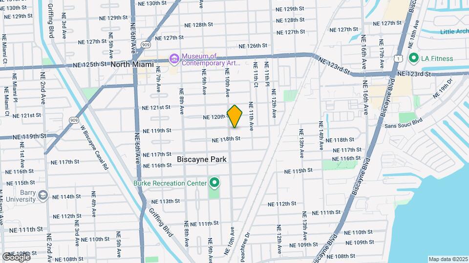 1002 NE 119th St Map and Location Details