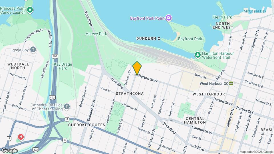 206 Locke St N Map and Location Details