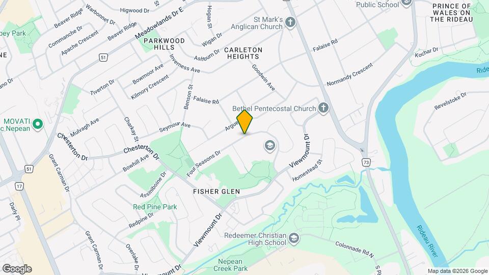 56 Four Seasons Dr Map and Location Details