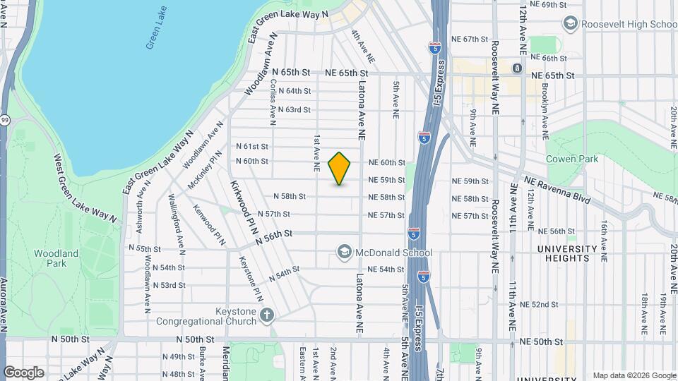 128 NE 58th St Map and Location Details