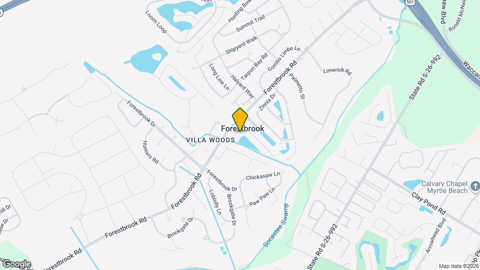 879 Brookline Dr Map and Location Details