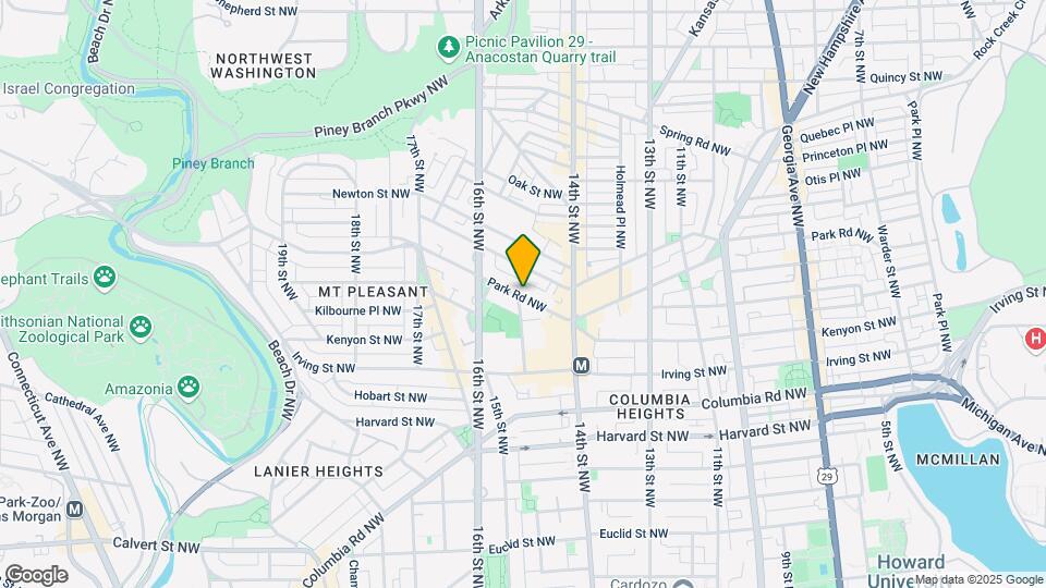 1457 Park Rd NW Map and Location Details