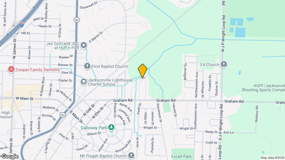 202 Westwood Dr Mapa y Detalles de la Ubicación