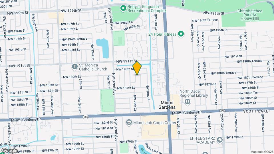 18811 NW 29th Ct Map and Location Details