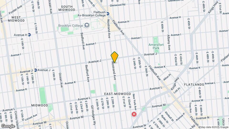 2405 Nostrand Ave Map and Location Details