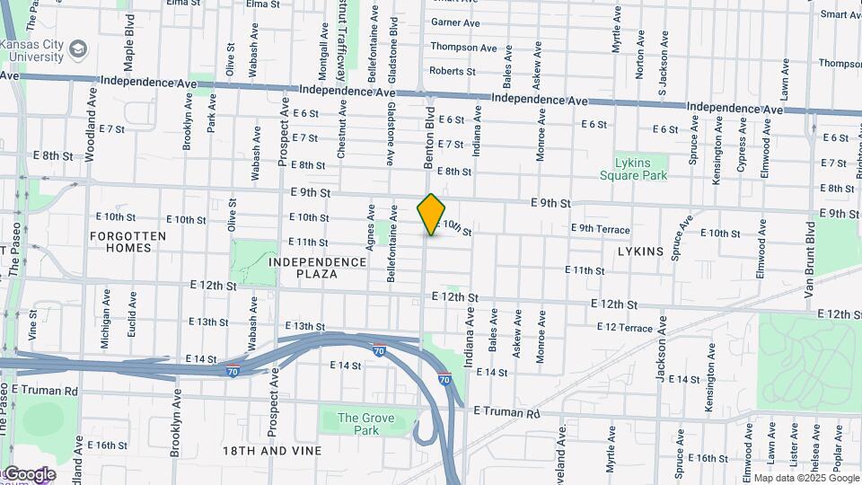 1013-1019 Benton Blvd Map and Location Details
