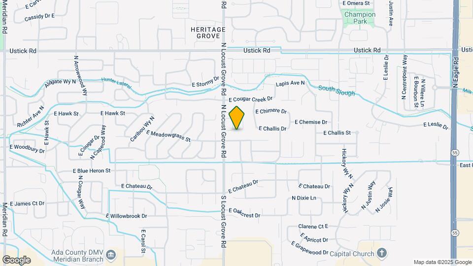 1689 E Challis St Map and Location Details