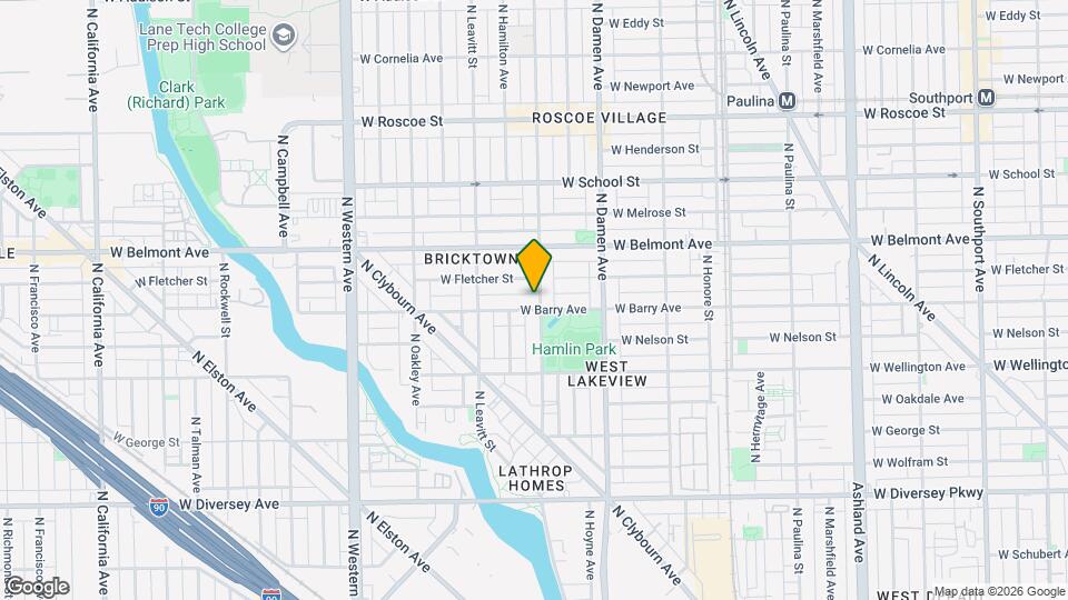 2102 W Barry Ave, Unit 1 Map and Location Details