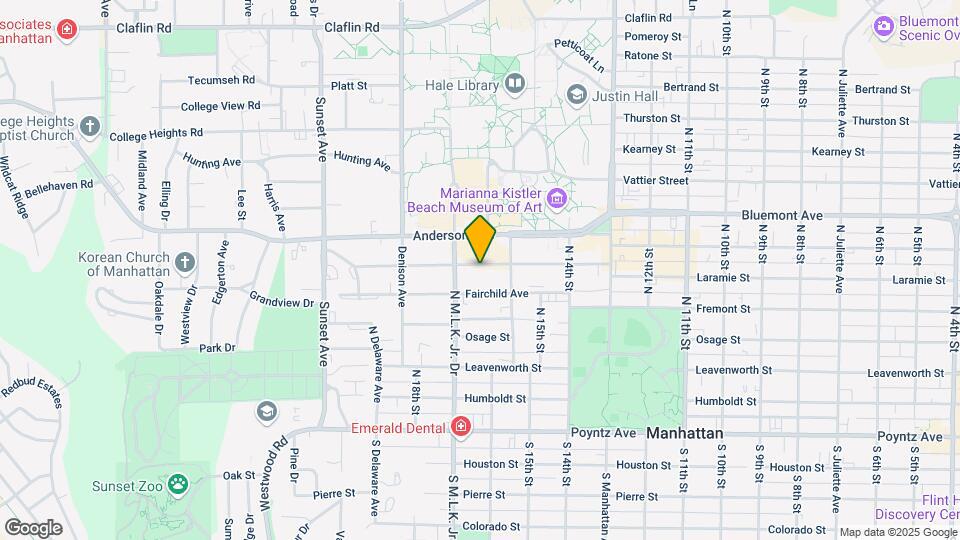 1627 Laramie St Mapa y Detalles de la Ubicación