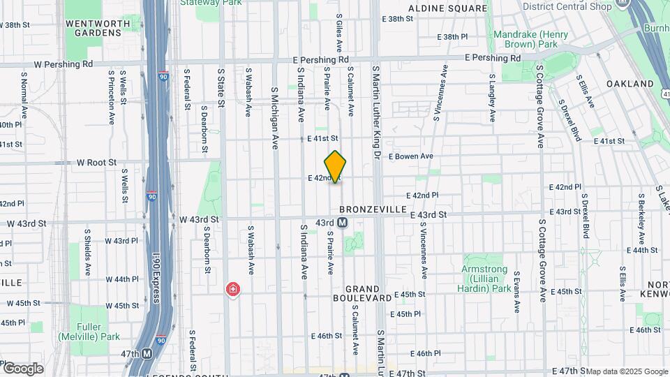 4217 S Prairie Ave Map and Location Details