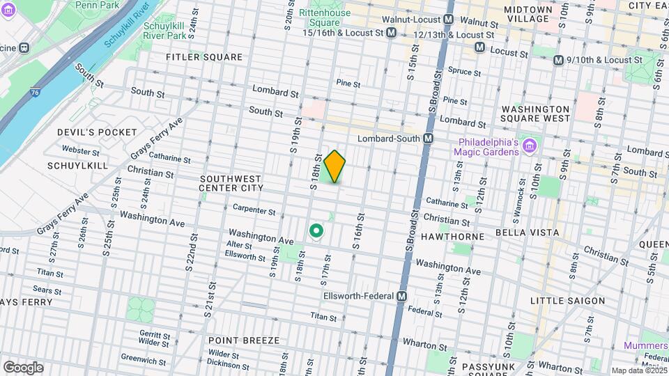 1706 Catharine St., Unit A Map and Location Details