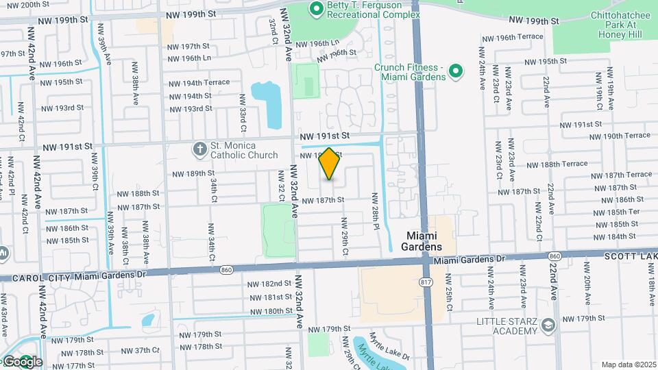18730 NW 29th Pl Map and Location Details