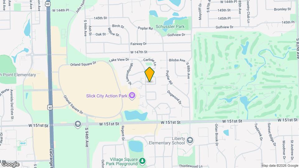 9104 Lincoln Ct Map and Location Details