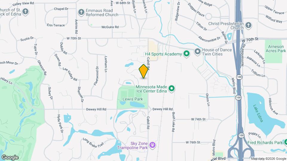 7200 Cahill Rd Map and Location Details