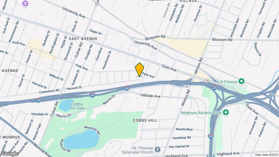 1086 Harvard St Mapa y Detalles de la Ubicación