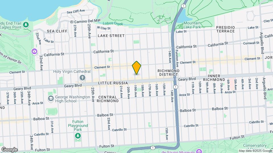 374 19th Ave Map and Location Details