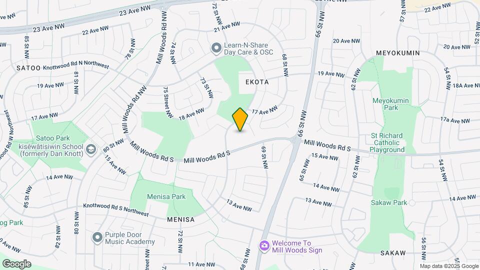 7032 Mill Woods Rd S Map and Location Details