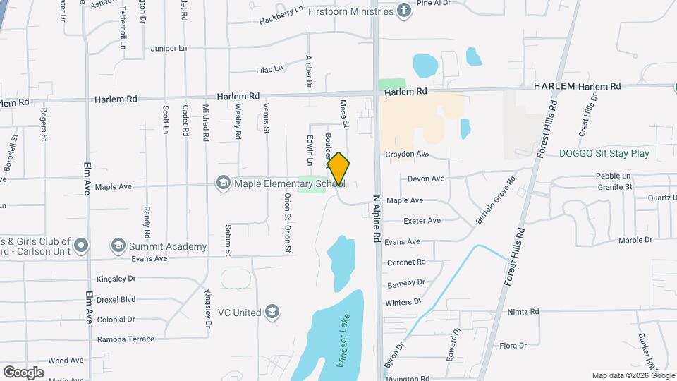 1942 Maple Ave, Unit 1942 Map and Location Details