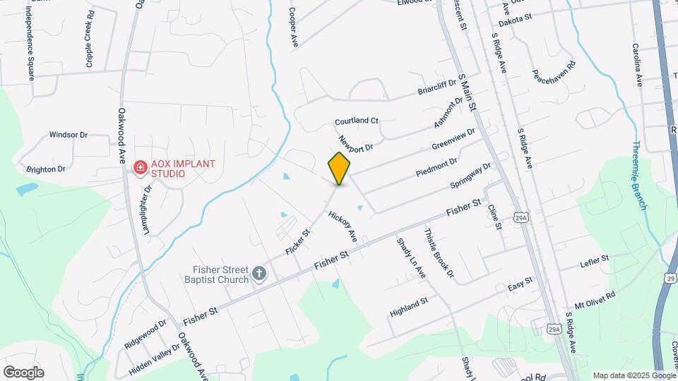 615 Flicker St Map and Location Details