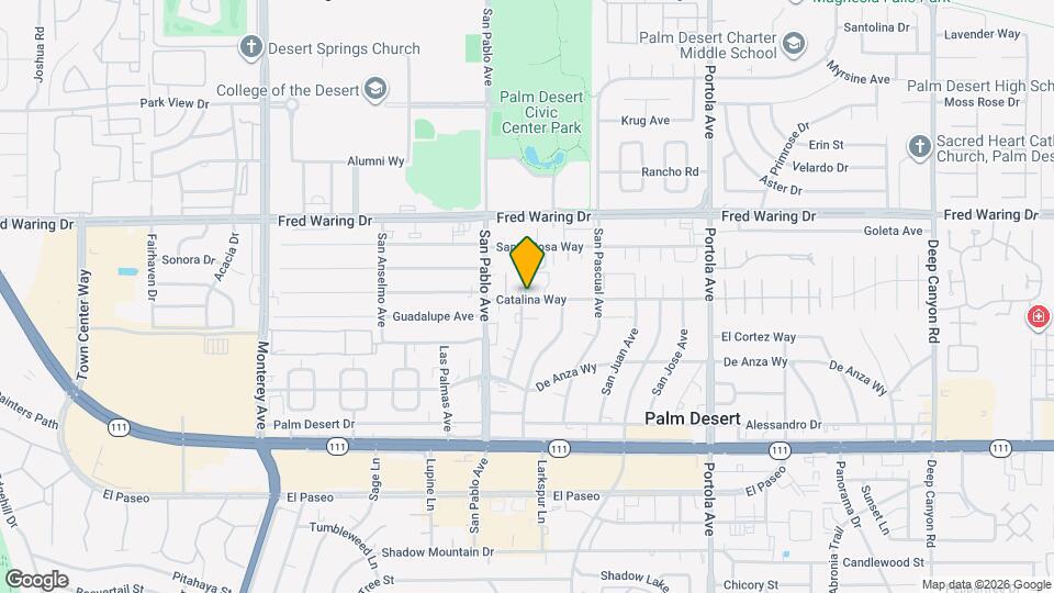 Catalina Gardens Apartment Map and Location Details