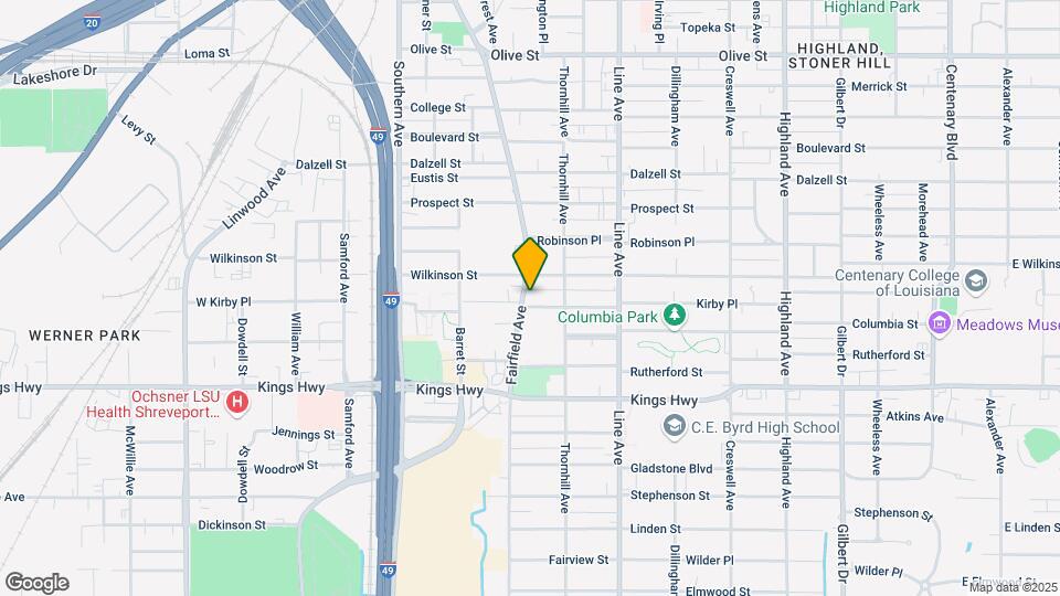 2717 Fairfield Ave Map and Location Details
