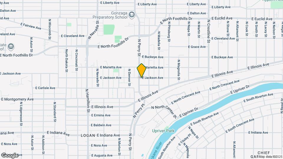 2442 N Perry St Map and Location Details