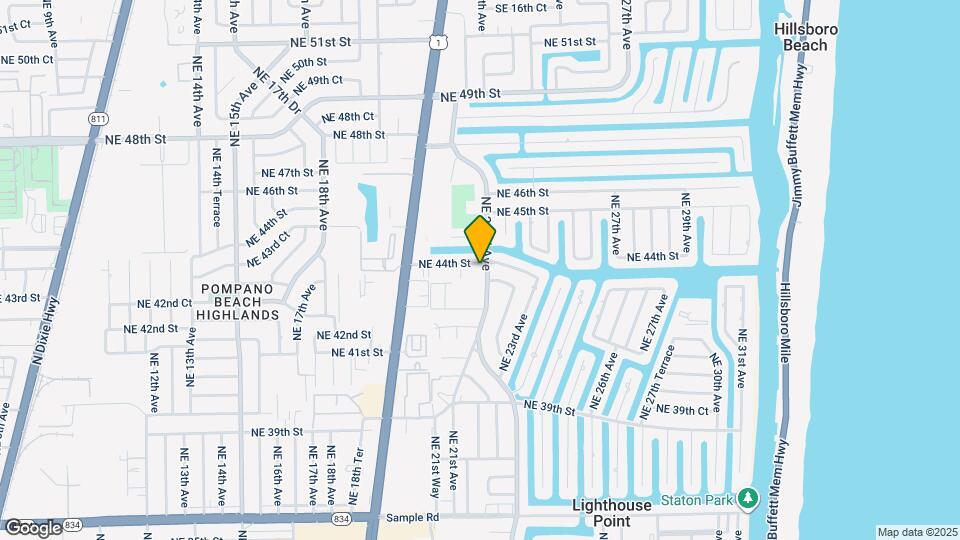 2180 NE 44th St Map and Location Details